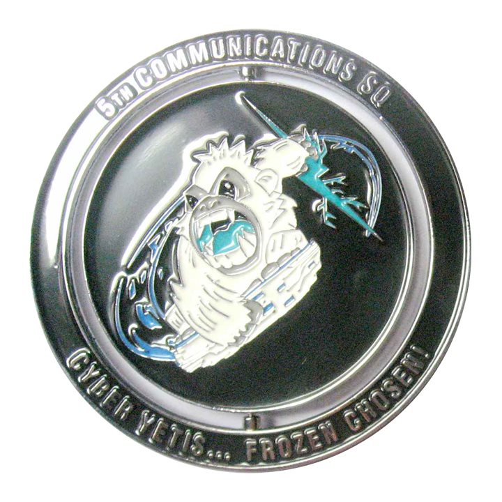 5 CS Cyber Yetis Commander Spinner Coin Front (AG31849)